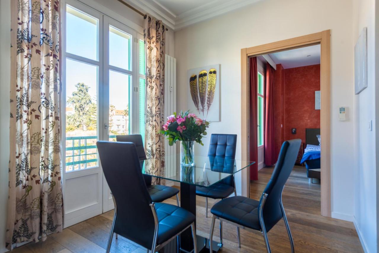 Ferienwohnung Victor Hugo - Modern And Sunny, Terrace, 2 Baths Nizza Exterior foto