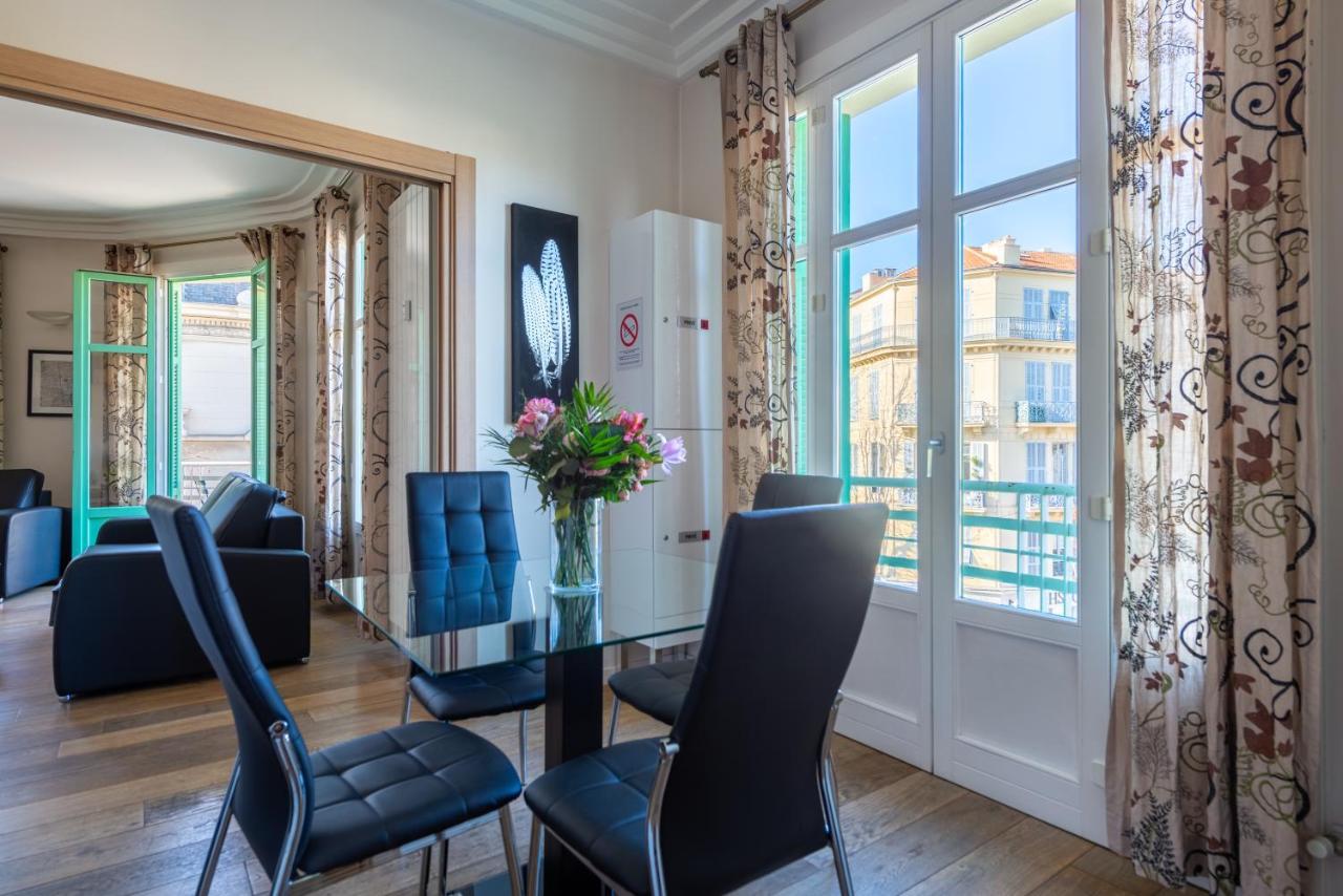 Ferienwohnung Victor Hugo - Modern And Sunny, Terrace, 2 Baths Nizza Exterior foto