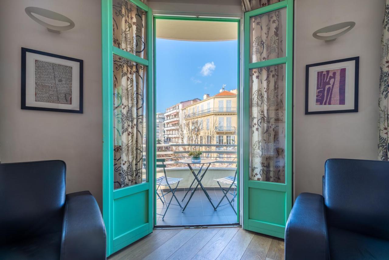Ferienwohnung Victor Hugo - Modern And Sunny, Terrace, 2 Baths Nizza Exterior foto