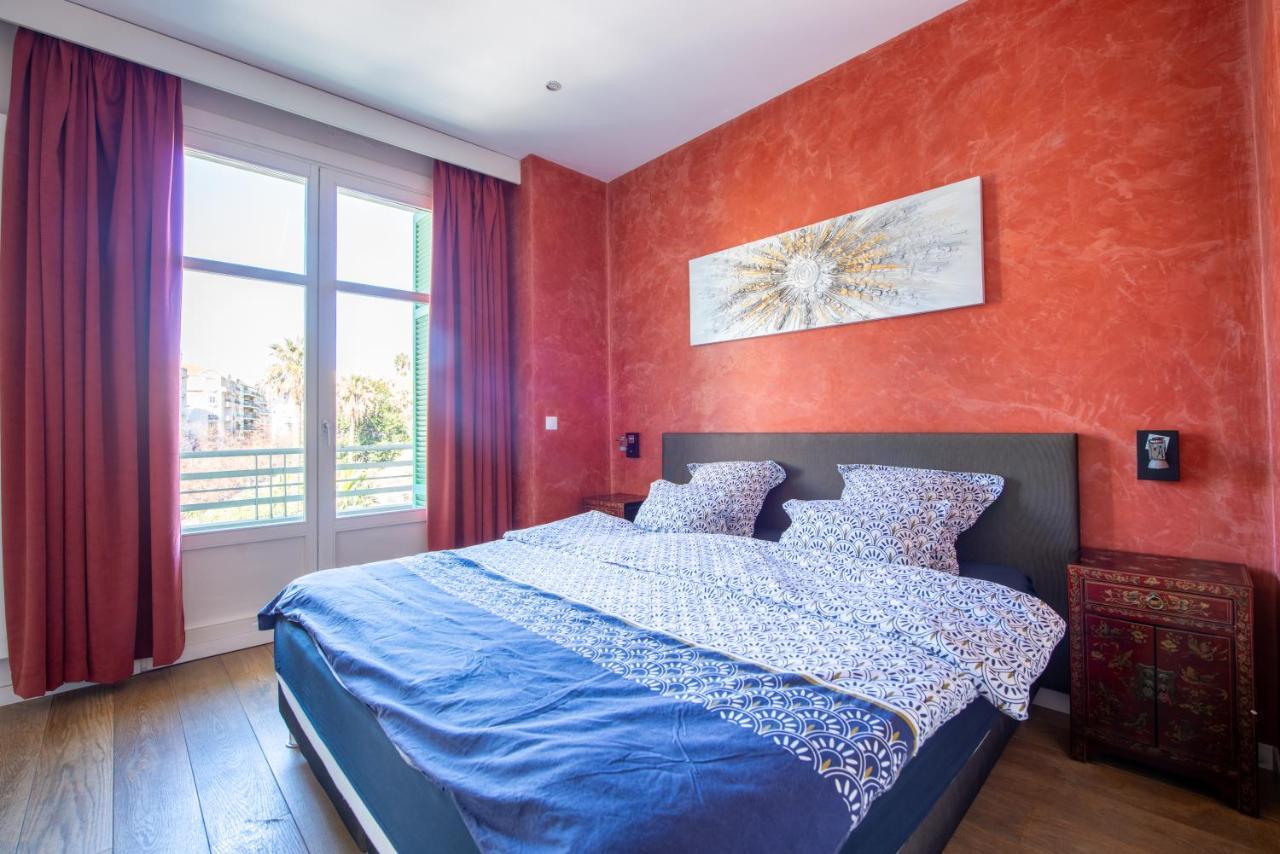Ferienwohnung Victor Hugo - Modern And Sunny, Terrace, 2 Baths Nizza Exterior foto