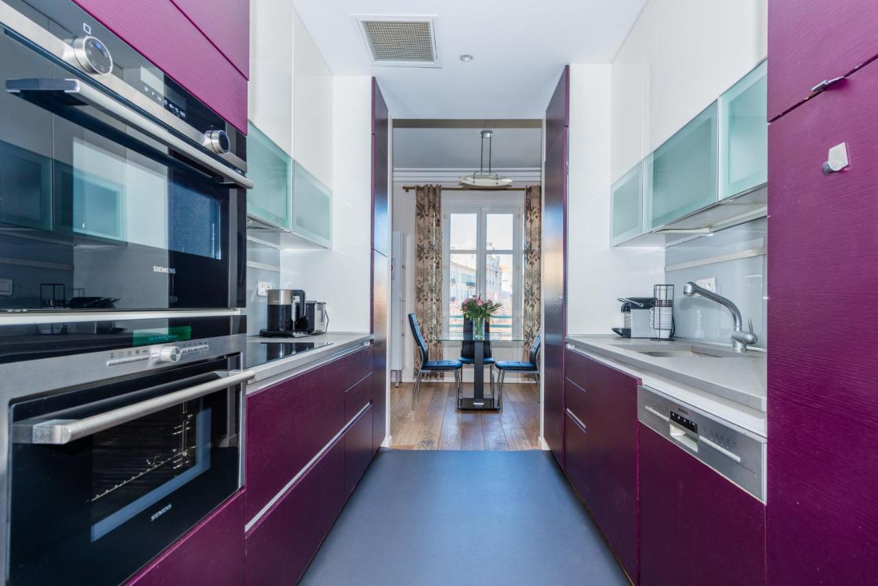 Ferienwohnung Victor Hugo - Modern And Sunny, Terrace, 2 Baths Nizza Exterior foto